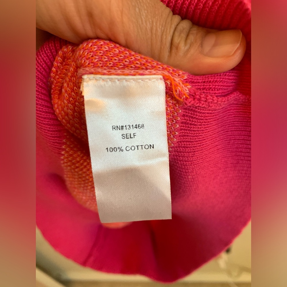 Fate Pink, Hot Pink & Orange Striped Knit Top - Picture 6 of 16